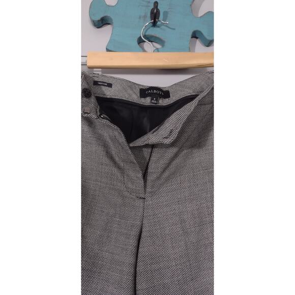 Talbots Heritage Wool blend trouser pants size 8 gray black - Picture 7 of 11